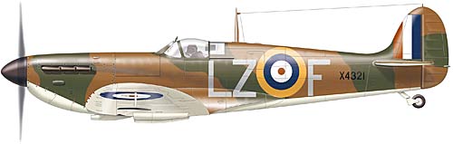 Spitfire Side View